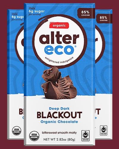 alter eco dark blackout keto chocolate