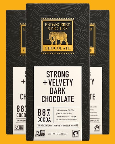 endangered species keto chocolate dark