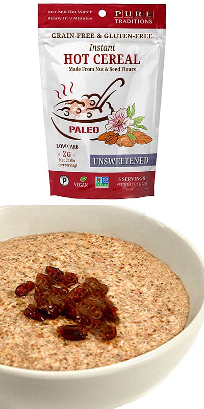 Pure Traditions Instant Hot Cereal keto cereal