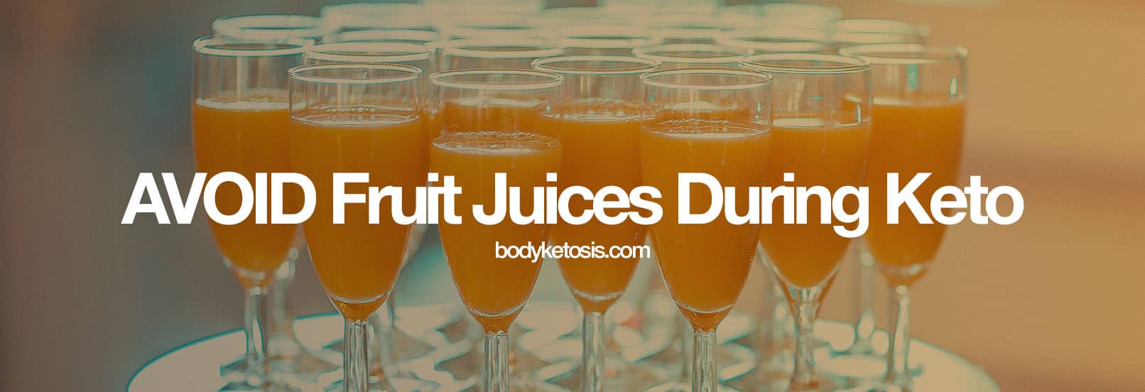 avoid juice keto food list