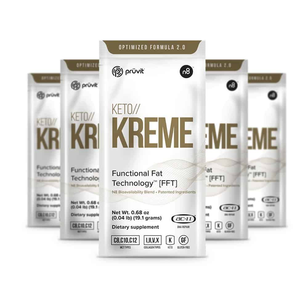 Pruvit Keto Sweet Kreme 20 packet Flavor Dietary Supplement Low Carb MCT 