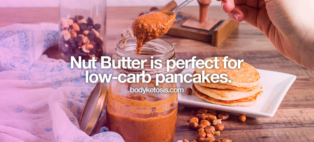 low carb nut butter pancakes