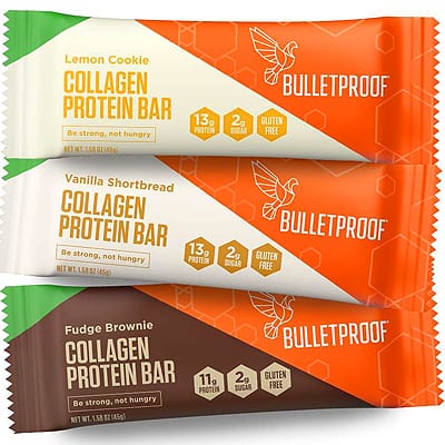 bulletproof collagen protein bar low carb protein bar