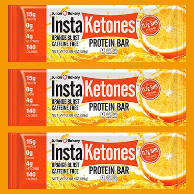 instaketones low carb protein bar