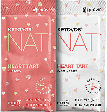 5 Pack Pruvit Ketones Heart Tart Caff Free 