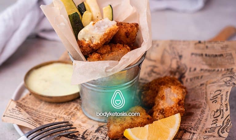 Keto Fish and Chips Recipe [Crispy and Tender]